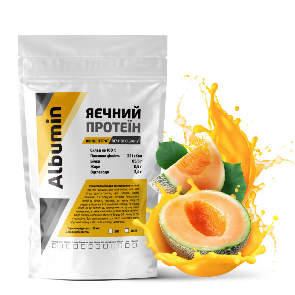 Яичный протеин (Альбумин) 500 г (дыня)