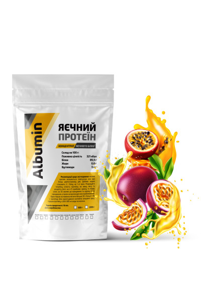 Яичный протеин (Альбумин) 500 г (маракуйя)
