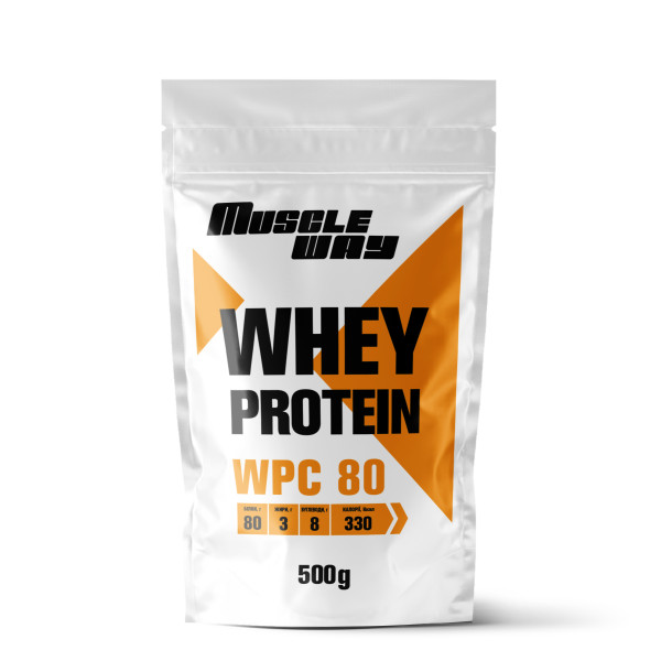Протеин MuscleWay 80% (КСБ 80) (разные вкусы) 500 гр